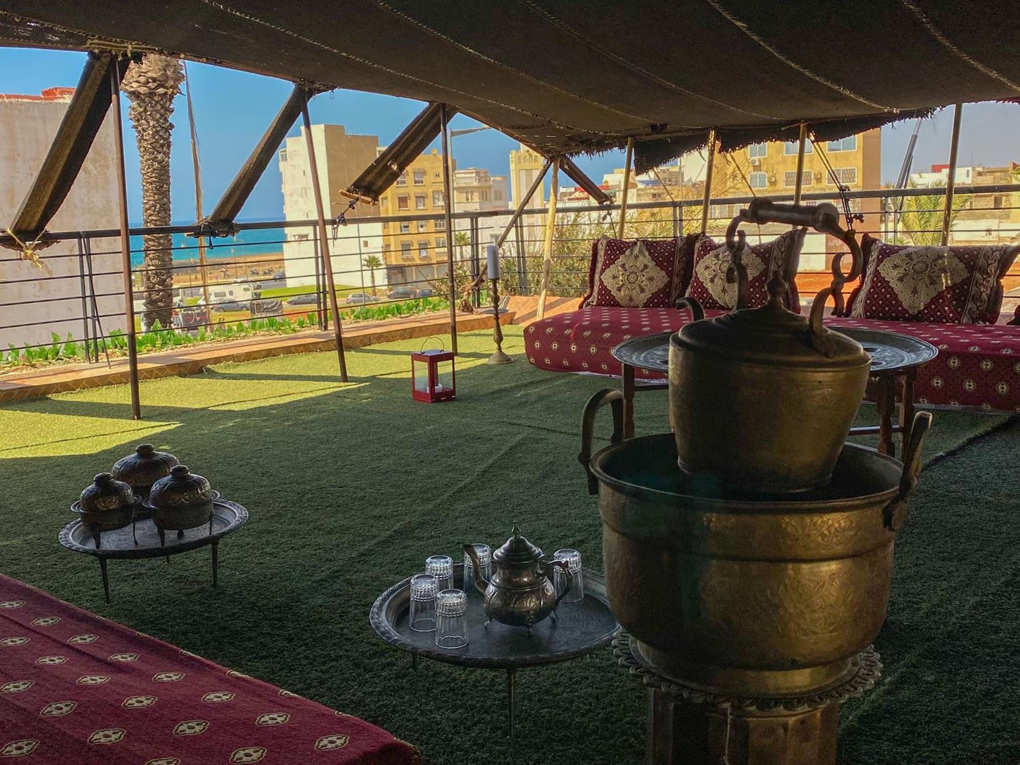 Dar Lghzal Special Offer In Rabat Winner Of Guest Experience 2025 Awards Traditional Sahrawi And Berber Privative Villa With Swimming Pool Jacuzzi Sea View And On Site Restaurant Ideal For Family And Groups In Rabat'S Center No Car Required 외부 사진