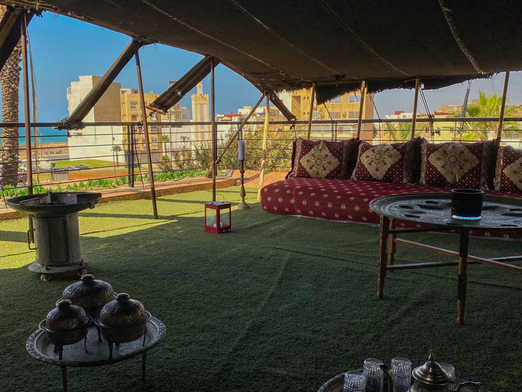 Dar Lghzal Special Offer In Rabat Winner Of Guest Experience 2025 Awards Traditional Sahrawi And Berber Privative Villa With Swimming Pool Jacuzzi Sea View And On Site Restaurant Ideal For Family And Groups In Rabat'S Center No Car Required 외부 사진